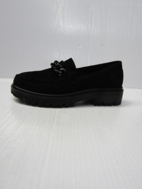 Mokasyny damskie na płaskim (36-41) TY409-2 BLACK/MIC