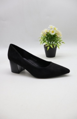 Czółenki damskie na obcasie (36-41) H8-1335 BLACK