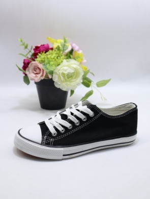 Trampki damskie na płaskim (36-41) HC25D BLACK