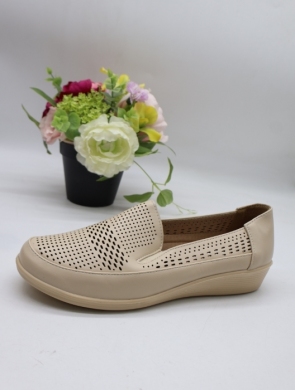 Półbuty damskie na płaskim (39-43) DTB3-09 BEIGE