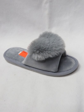 Kapcie damskie ocieplane (36-41) G12 GREY