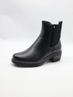 Botki damskie ocieplane na obcasie (36-41) YCC-87 BLACK