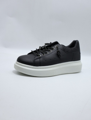 Buty sportowe damskie na płaskim (36-41) EV-388 BLACK