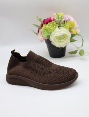 Buty sportowe damskie na płaskim (36-41) A71 BROWN