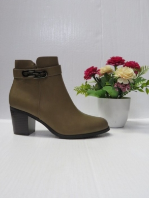 Botki damskie ocieplane na obcasie (36-41) CHC270 KHAKI