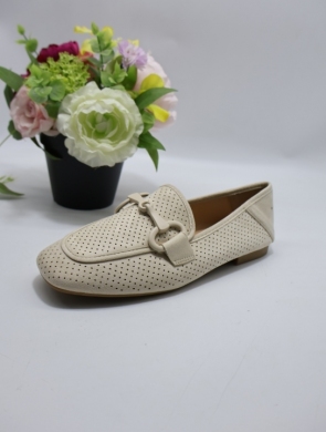 Mokasyny damskie na płaskim (36-41) 68-363 BEIGE