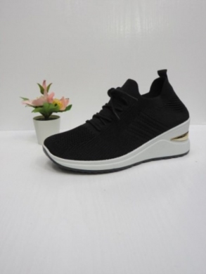 Buty sportowe damskie na koturnie (36-41) ANB-14 BLACK