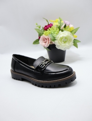Mokasyny damskie na płaskim (36-41) 62701 BLACK