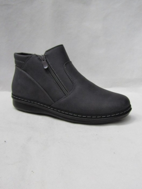 Botki damskie ocieplane na płaskim (36-41) 22T08-3 GREY