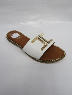 Klapki damskie na płaskim (36-41) 5125 WHITE