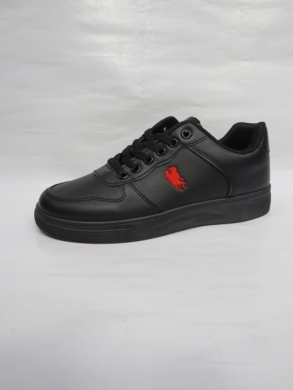 Buty sportowe damskie na płaskim (36-41) 2418-21 BLACK