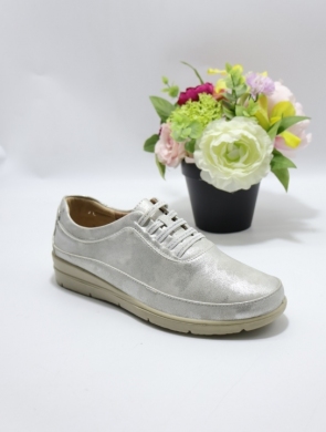 Półbuty damskie na płaskim (36-42) 8319-2 SILVER