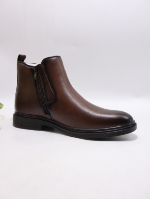 Botki męskie ocieplane (40-45) 63528-3 BROWN