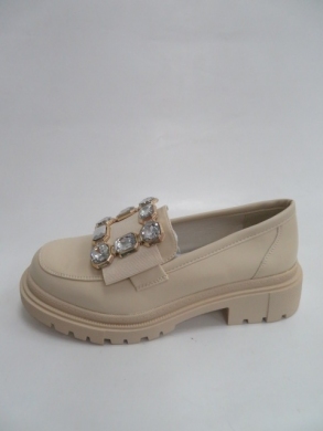 Mokasyny damskie na płaskim (36-41) 5612 BEIGE
