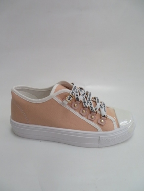 Trampki damskie na płaskim (36-41) 4177-3 PINK