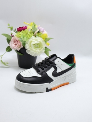 Buty sportowe damskie na płaskim (36-41) LL1848 BL/ORANGE