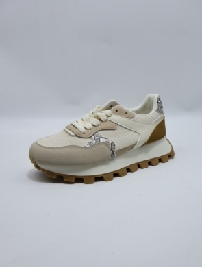 Buty sportowe damskie na płaskim (36-41) C 3085 BEIGE