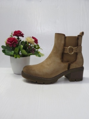 Botki damskie na obcasie (36-41) 2611 KHAKI