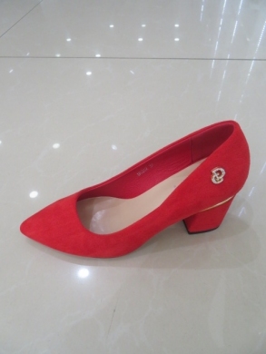Czółenki damskie na obcasie (36-41) NS262 RED