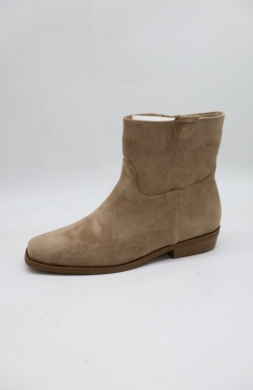 Botki damskie na płaskim (36-41) 1158 KHAKI