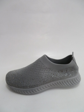 Buty sportowe damskie na płaskim (37-42) N1523 GREY