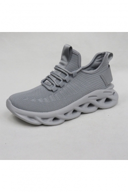 Buty sportowe damskie na płaskim (36-41) B-L6 LGREY
