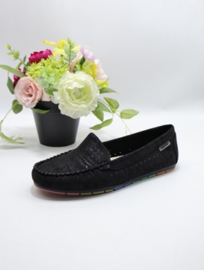 Mokasyny damskie na płaskim (36-41) GS52 BLACK