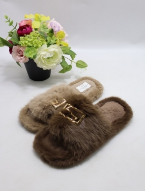 Kapcie damskie ocieplane (36-41) 6665-1 MIX