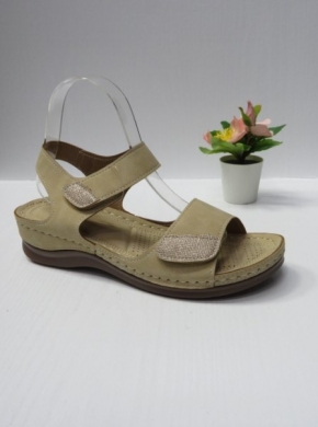 Sandały damskie na koturnie (36-41) XD-2201 BEIGE