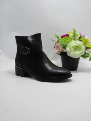 Botki damskie ocieplane na obcasie (36-41) MO-1019 BLACK