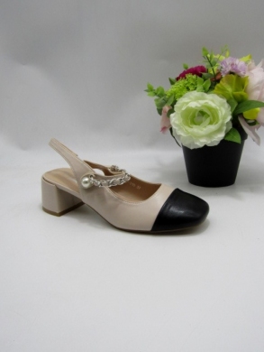 Sandały damskie na obcasie (36-41) A22-310 BEIGE