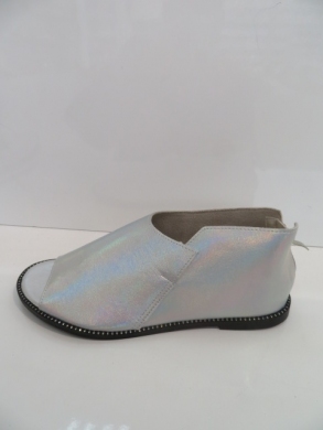 Półbuty damskie na płaskim (36-41) GD-FL820 SILVER