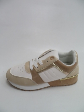 Buty sportowe damskie na płaskim (36-41) YR-85 BEIGE