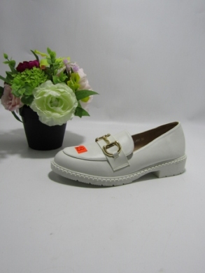 Mokasyny damskie na płaskim (36-41) LL992 WHITE