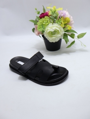 Klapki damskie na płaskim (36-41) 3565A BLACK
