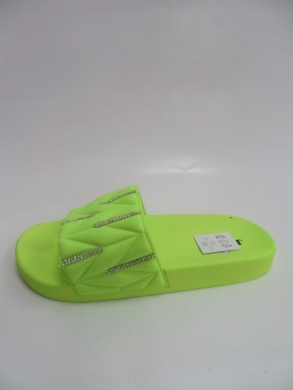 Klapki damskie na płaskim (36-41) 67038 GREEN