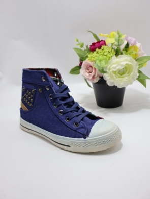 Trampki damskie na płaskim (36-41) 613 DK BLUE