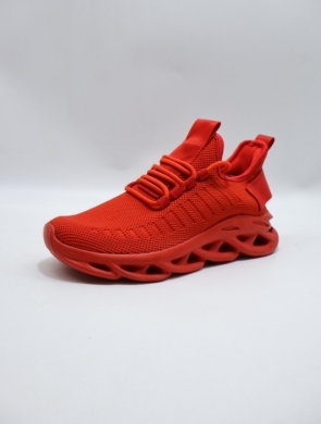 Buty sportowe damskie na płaskim (36-41) D31782B RED