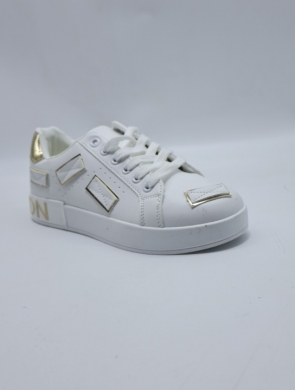 Buty sportowe damskie na płaskim (36-41) FZL-6 WH/GON
