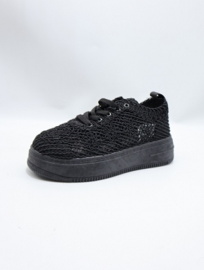 Buty sportowe damskie na płaskim (36-41) 8832 BLACK