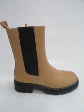Botki damskie jesienne na płaskim (36-41) YK014 CAMEL