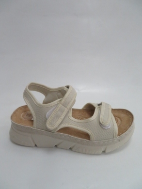 Sandały damskie na koturnie (36-41) J26-2 BEIGE