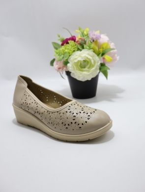Półbuty damskie na koturnie (39-43) DX8119 BEIGE