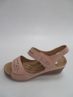 Sandały Damskie na koturnie (36-41) D-85 PINK