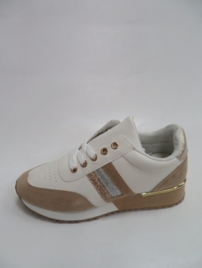 Buty sportowe damskie na płaskim (36-41) YR-66 WHITE