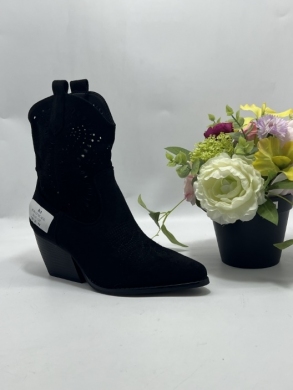 Botki damskie na obcasie (36-41) 8186-03 BLACK