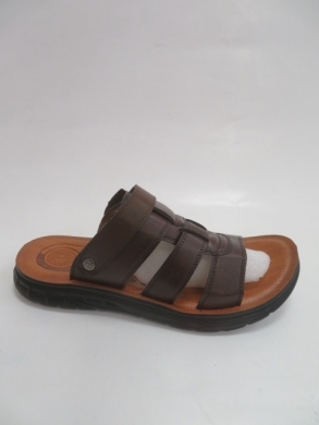 Klapki męskie (40-45) 3802-2 BROWN