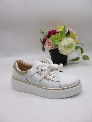 Buty sportowe damskie na płaskim (36-41) 6872 WHTIE