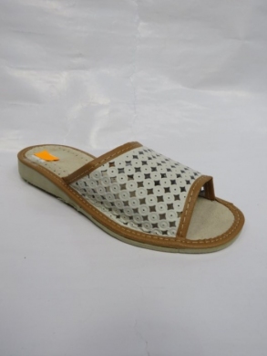 Kapcie damskie (37-41) SD182B Skórzane