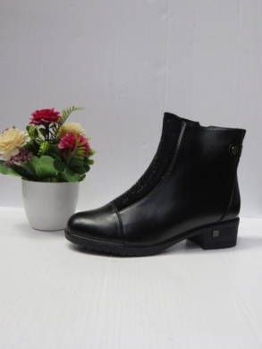 Botki damskie ocieplane na obcasie (36-41) G581